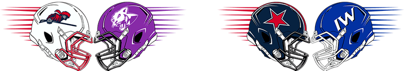 The Graphic Edge Bowl Team Helmets