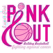 Basketball Pink Out Breas Cancer Awareness Design