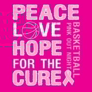 Hope for a cure Breast Cancer Awareness design