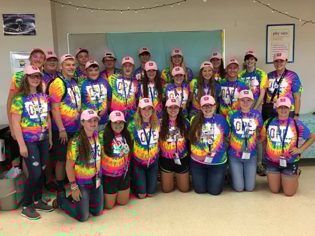 Iowa Association of Student Council Tie-Dye Tees and Embroidered Caps