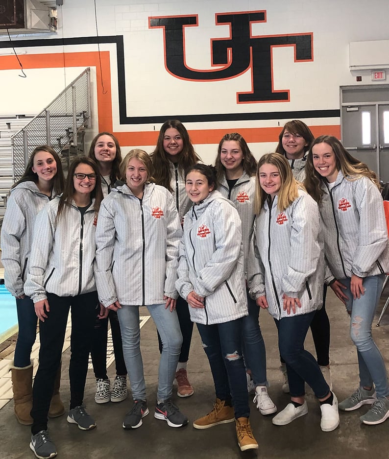 United Township Girls Swim Team-sized